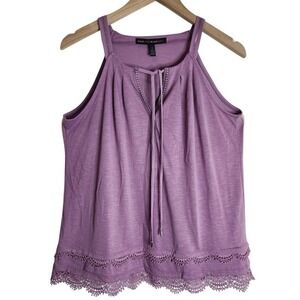 White‎ House Black Market Blouse Women's Small Sleeveless Tank Top Purple